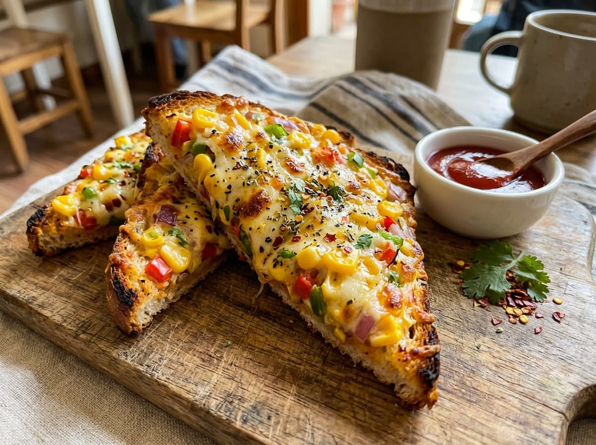 Cheese Corn Toast